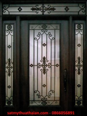 CỬA ĐI SẮT MỸ THUẬT CD_14