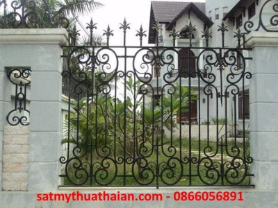 HÀNG RÀO SẮT MỸ THUẬT HR_10