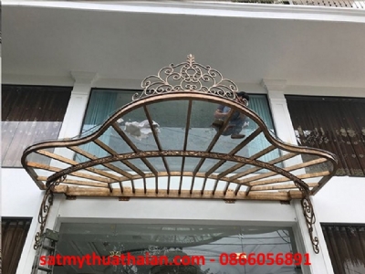 Mái kính sắt mỹ thuật MK_05