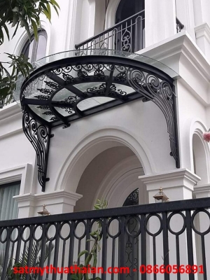 Mái kính sắt mỹ thuật MK_15