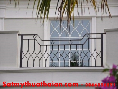 Ban công sắt mỹ thuật BC_17