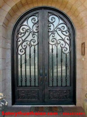 CỬA ĐI SẮT MỸ THUẬT CD_09