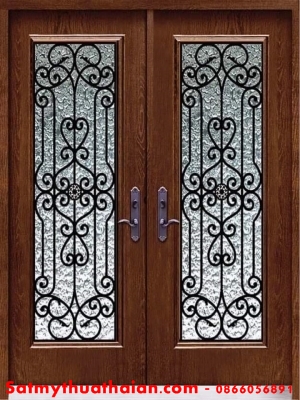 CỬA ĐI SẮT MỸ THUẬT CD_03