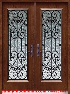 CỬA ĐI SẮT MỸ THUẬT CD_01