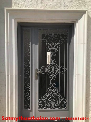 CỬA ĐI SẮT MỸ THUẬT CD_08