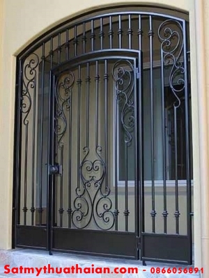 CỬA ĐI SẮT MỸ THUẬT CD_13