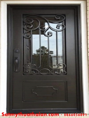 CỬA ĐI SẮT MỸ THUẬT CD_11