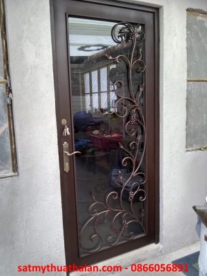 CỬA ĐI SẮT MỸ THUẬT CD_18