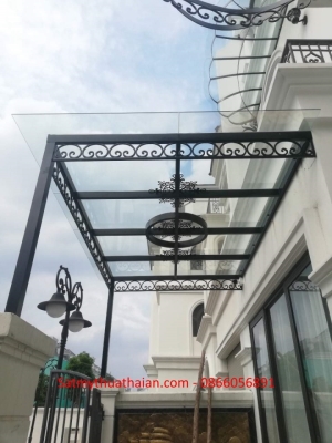 Mái kính sắt mỹ thuật MK_11