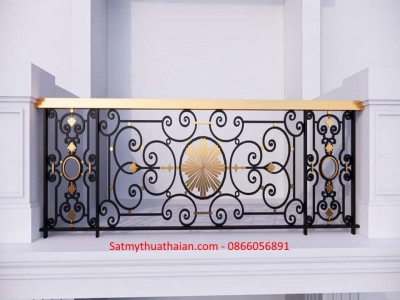 Ban công sắt mỹ thuật BC_23
