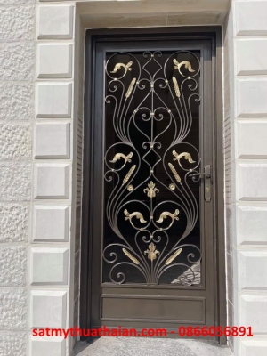 CỬA ĐI SẮT MỸ THUẬT CD_19