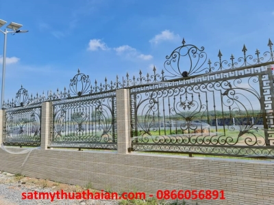 HÀNG RÀO SẮT MỸ THUẬT HR_12