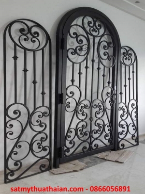 CỬA ĐI SẮT MỸ THUẬT CD_20