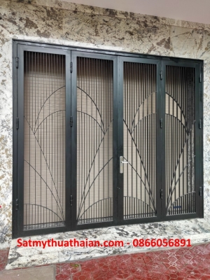 Cửa đi sắt mỹ thuật CĐ_24