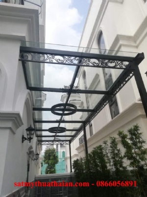 Mái kính sắt mỹ thuật MK_13