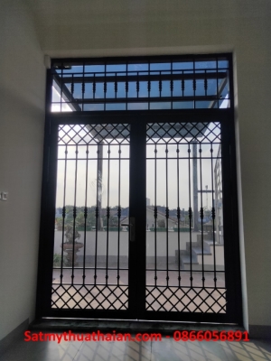 Cửa đi sắt mỹ thuật CD_22
