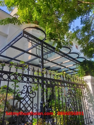 Mái kính sắt mỹ thuật MK_26