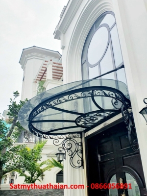 Mái kính sắt mỹ thuật MK_25