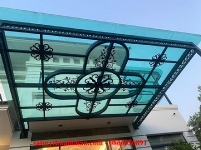 Mái kính sắt mỹ thuật MK_21