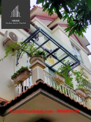 Mái kính sắt mỹ thuật MK_29